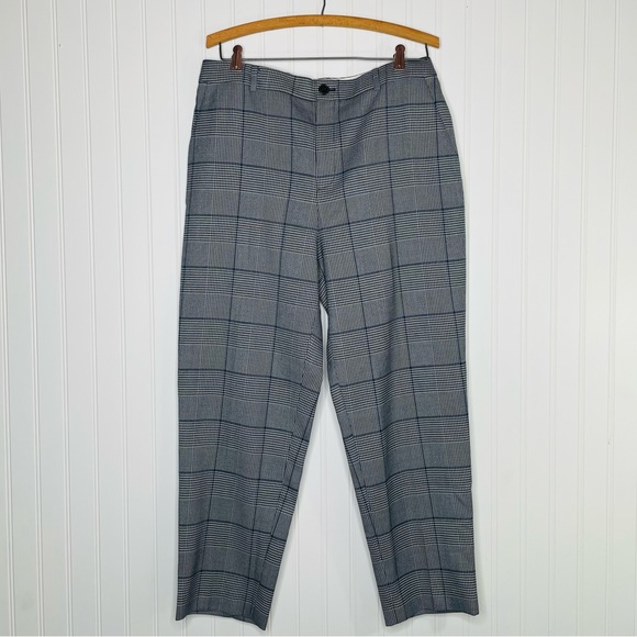 Club Monaco Houndstooth Windowpane Borrem Pant - Picture 2 of 7